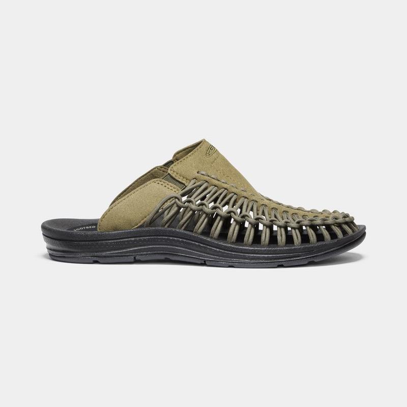 Sandalias Keen Uneek Para Hombre Verde Oliva - Sandalias Keen Mexico (670285-KAX)